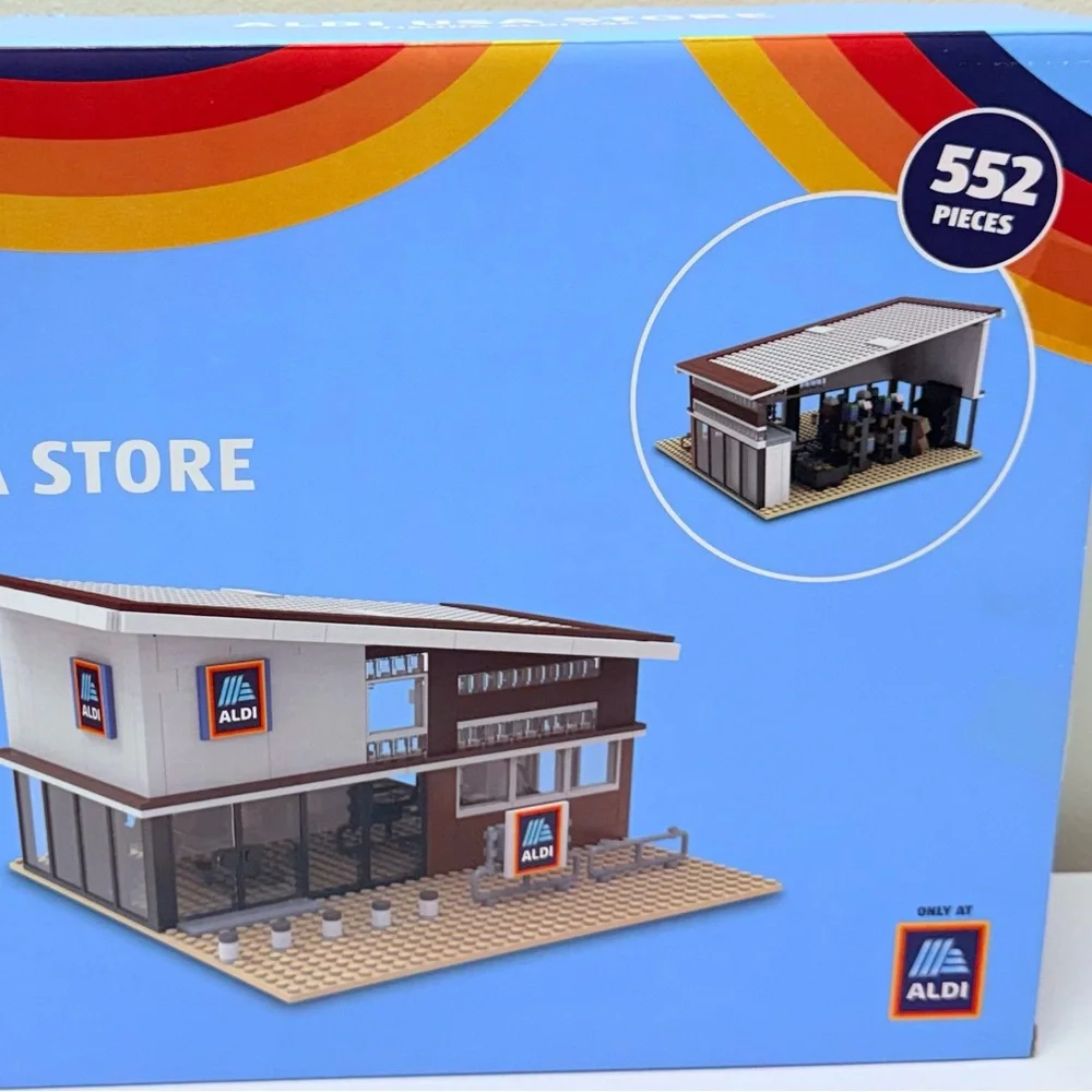 New! 2026 Large ALDI Bricks US Store, 552 pcs, Exclusive Limited Edition